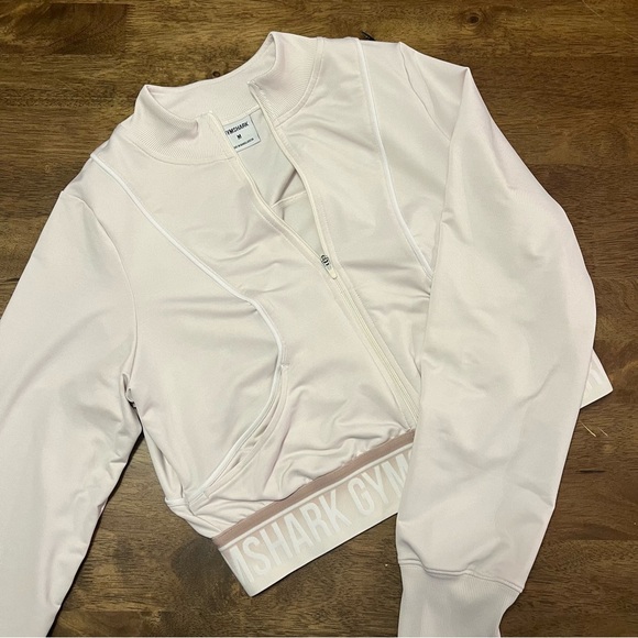 Gymshark Recess Track Top Size M Women’s Zip Up Athletic Workout Jacket - Picture 1 of 9